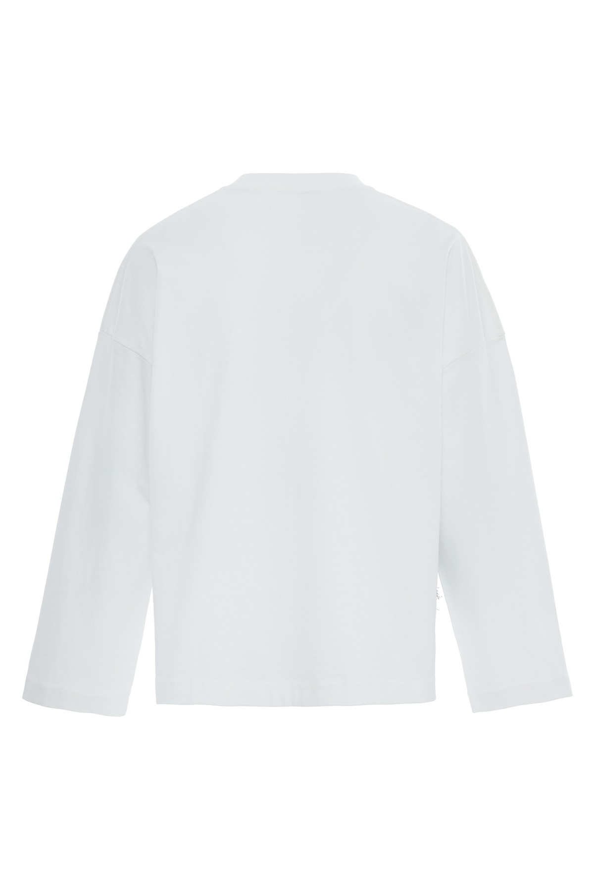 Nomad Spirit Embroidered Detailed Long Sleeve T-shirt White