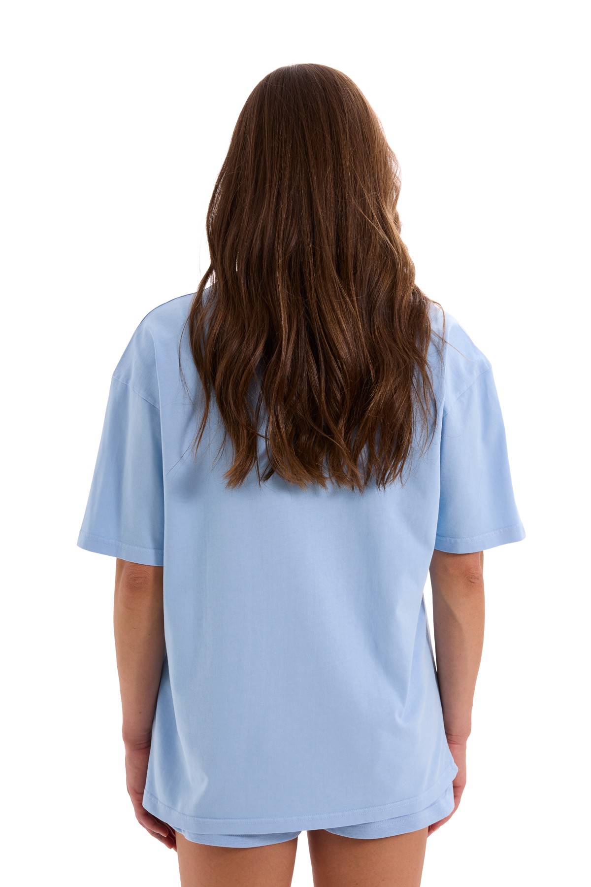 Blue Essentials Oversize T-Shirt K