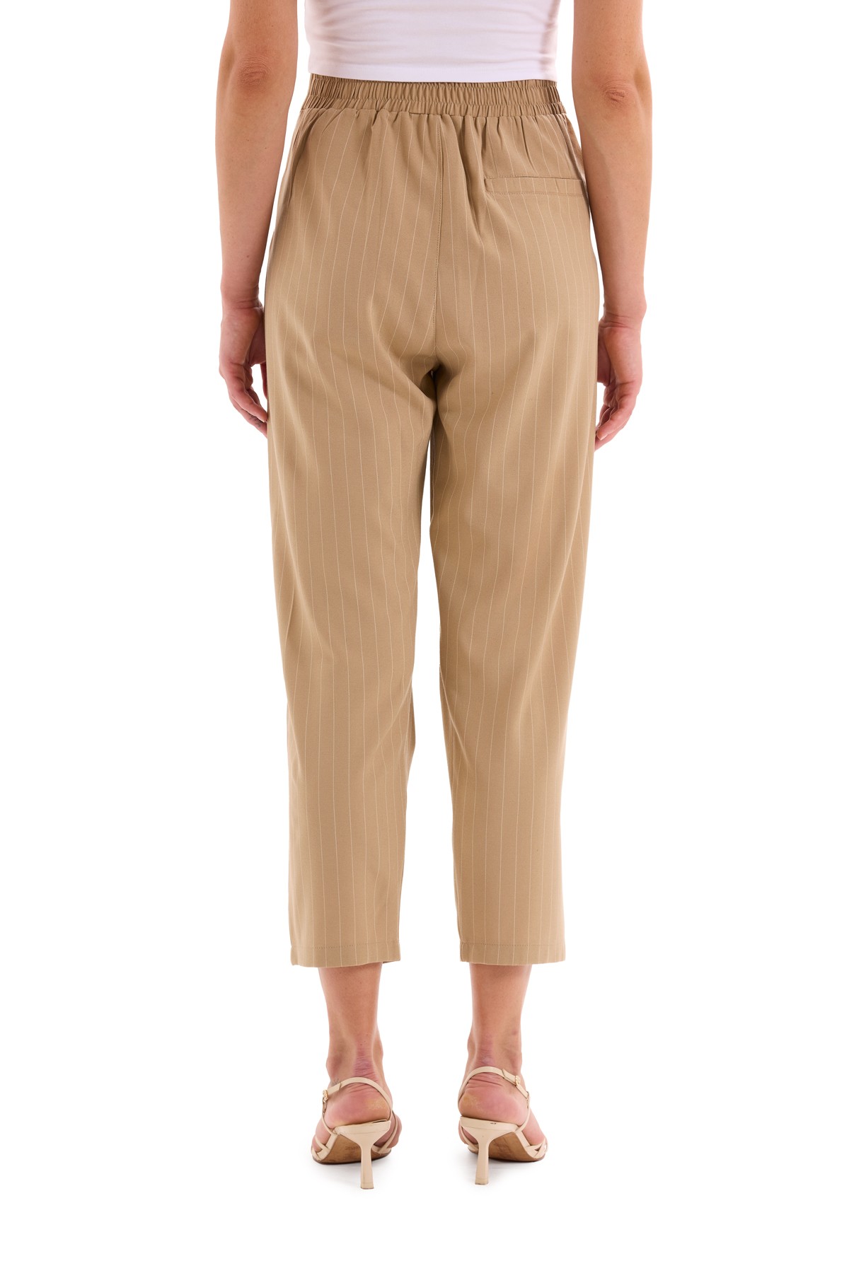 Woven Pleat Detail Trousers