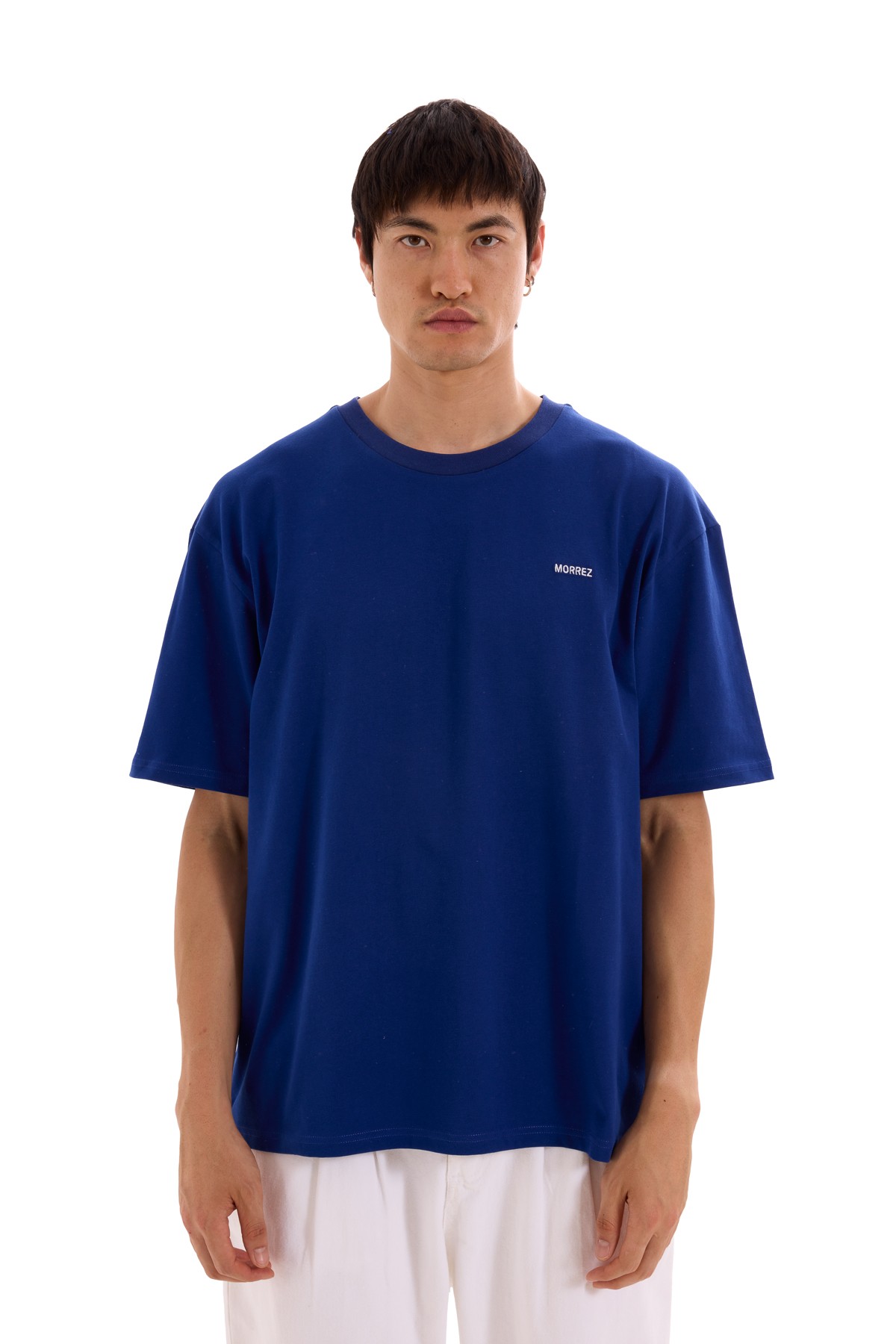 Blue Embroidered T-Shirt