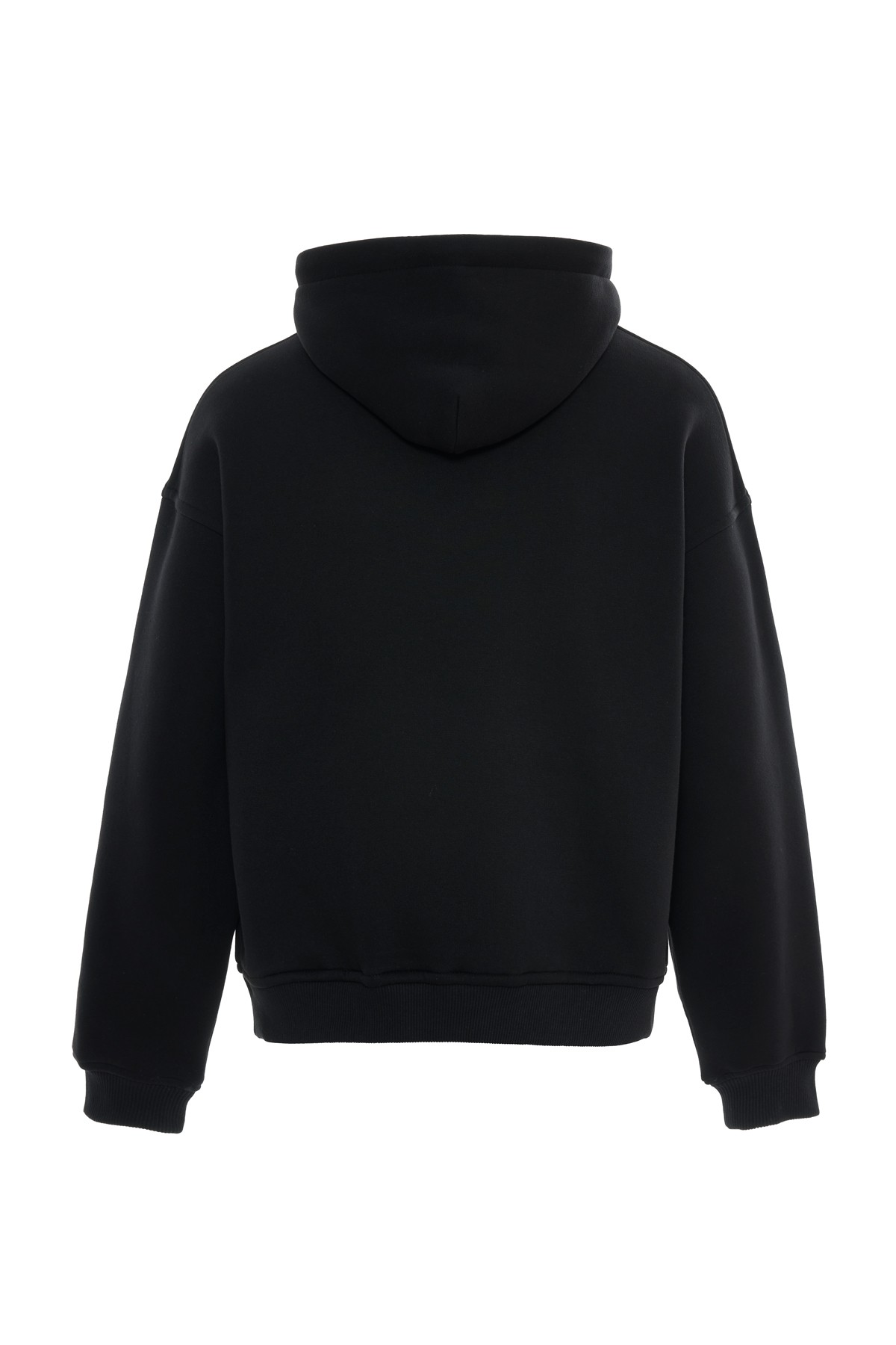 Siyah Kapüşonlu Sweatshirt