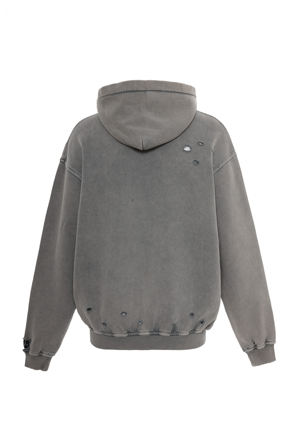 Strasburg Gray Washed Hooded Jacket