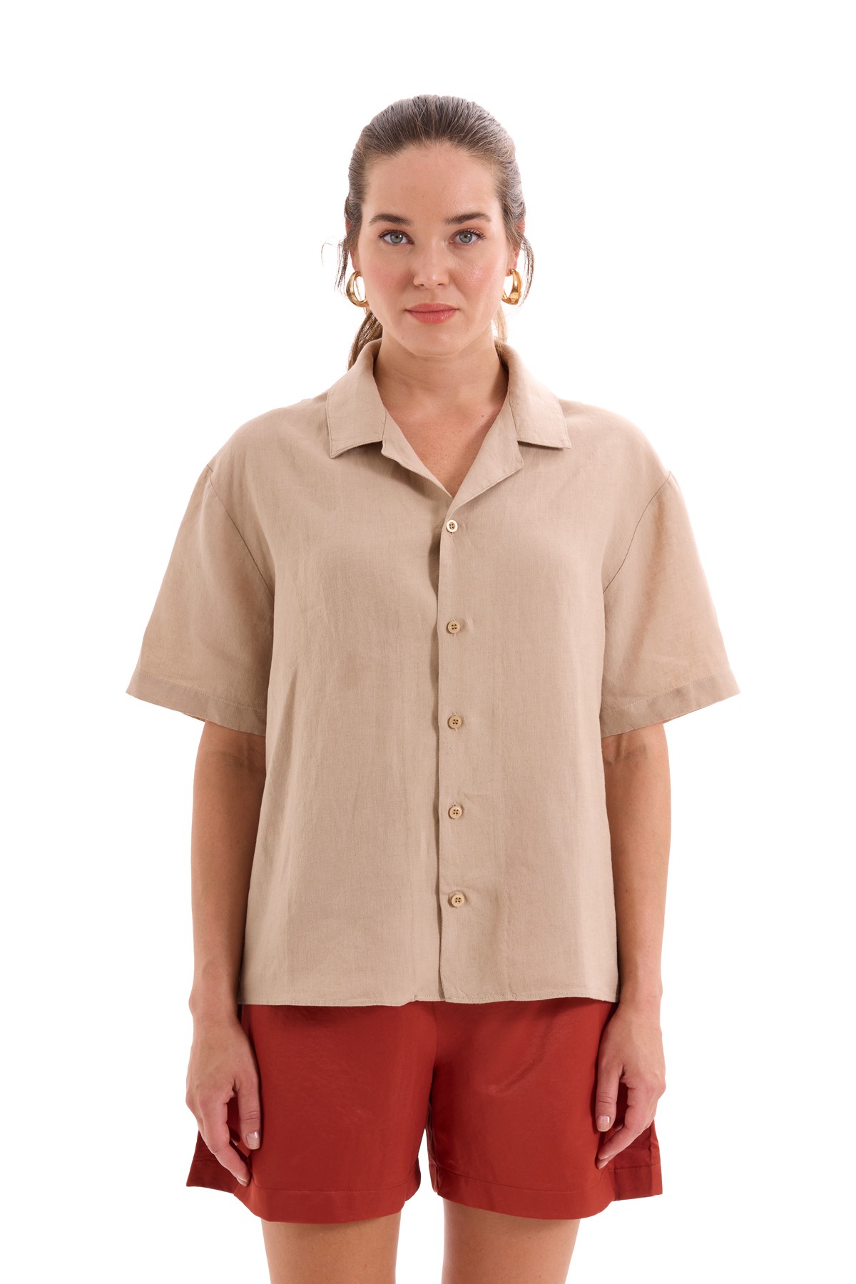 100% Linen Short Sleeve Shirt