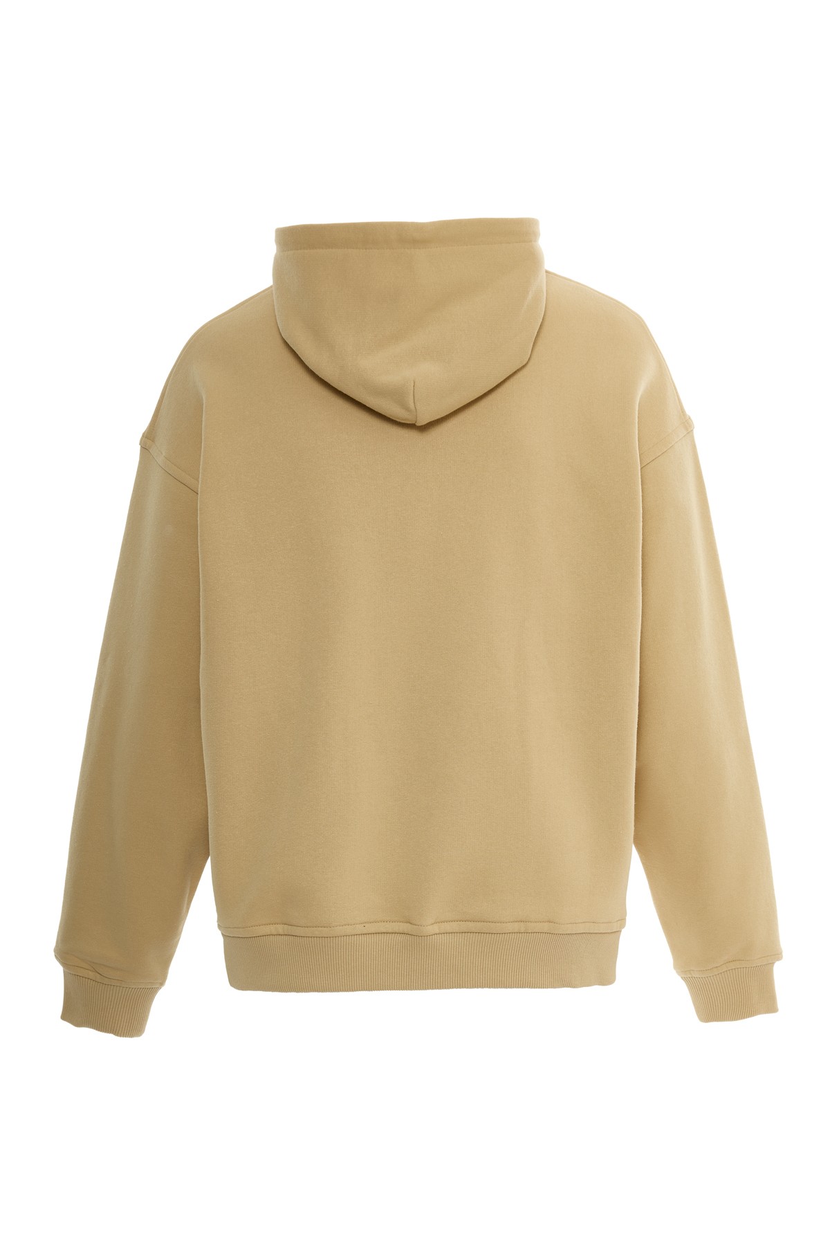 Beige Hooded Sweatshirt