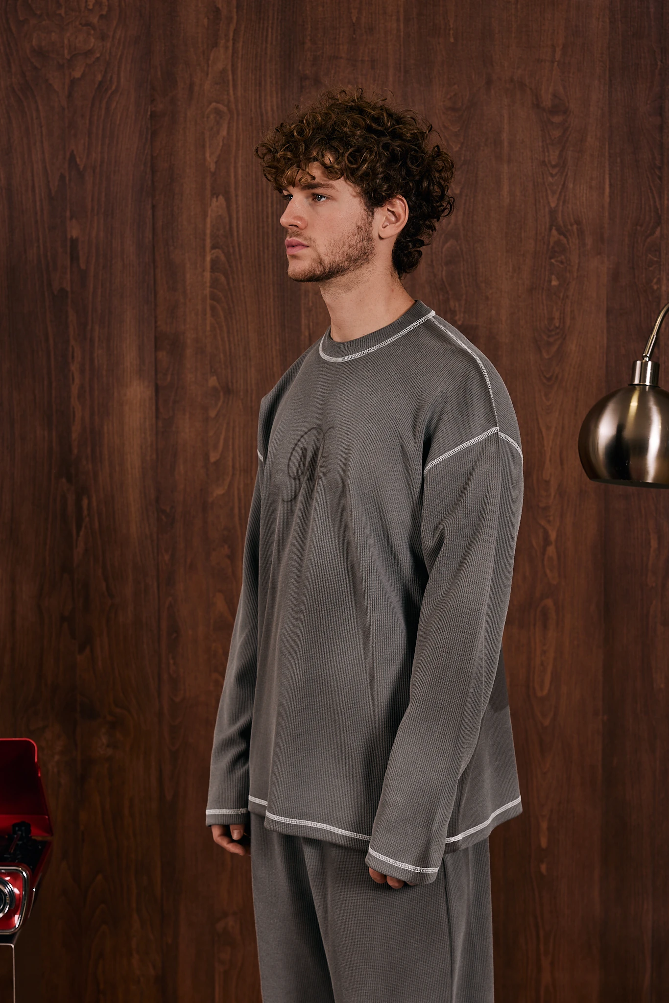 Off- Duty Spray Sweatshirt Antrasit