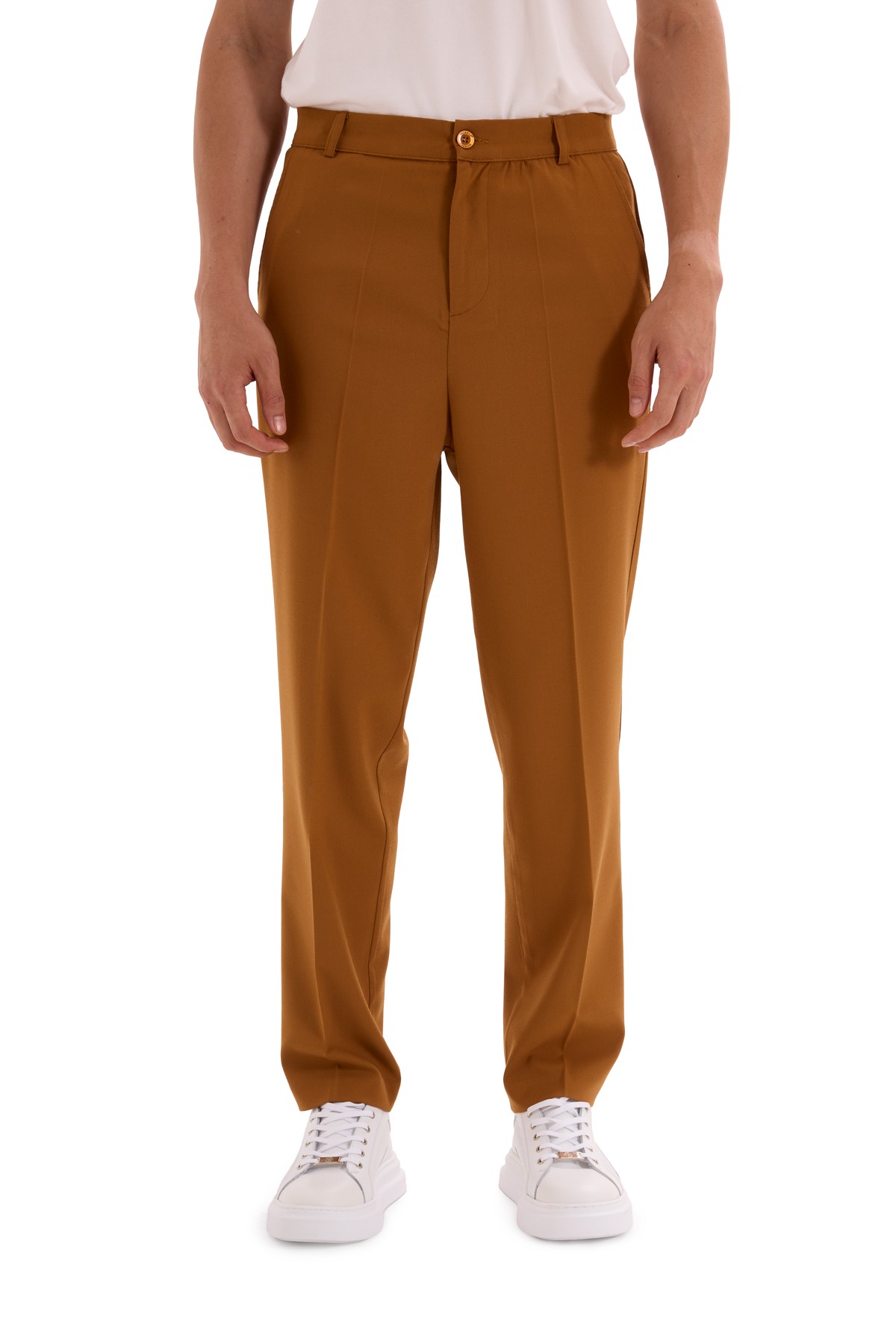 Wide Leg Woven Trousers