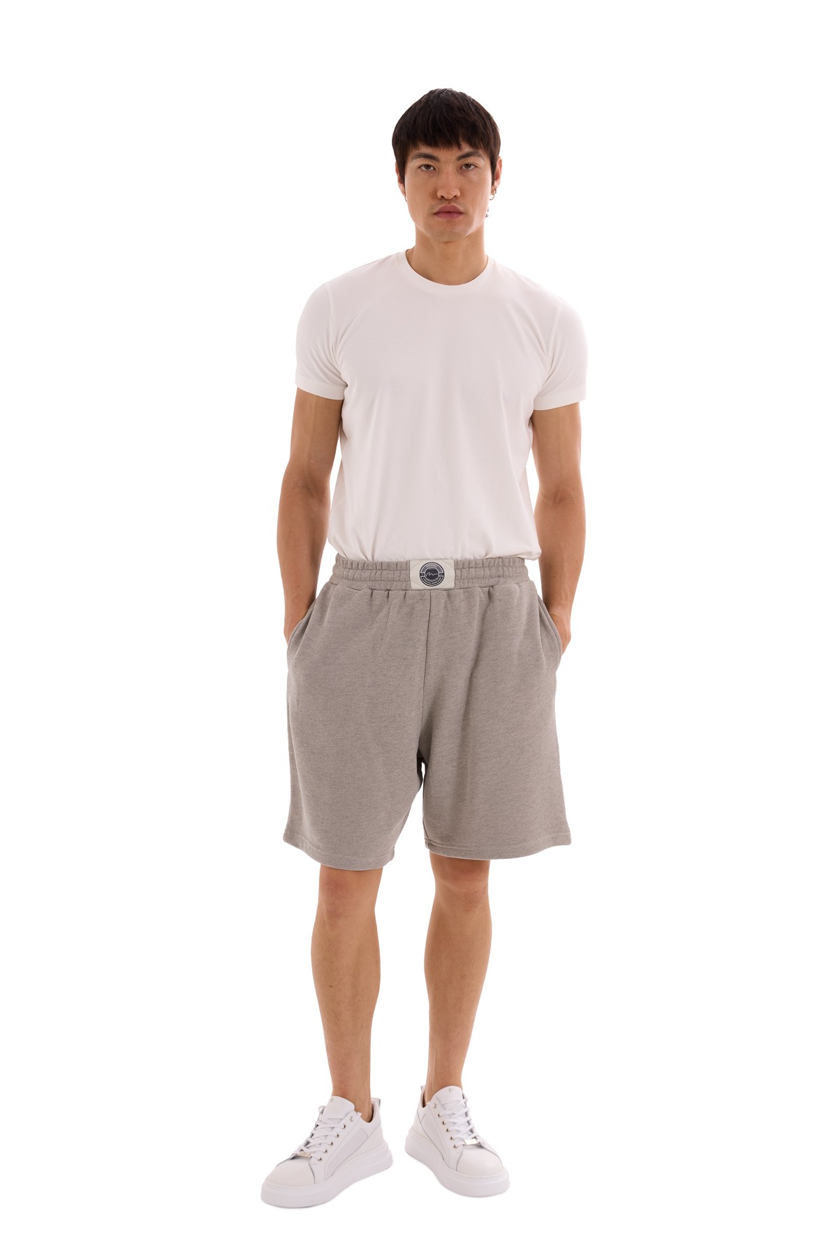 Dark Gray Crest Shorts