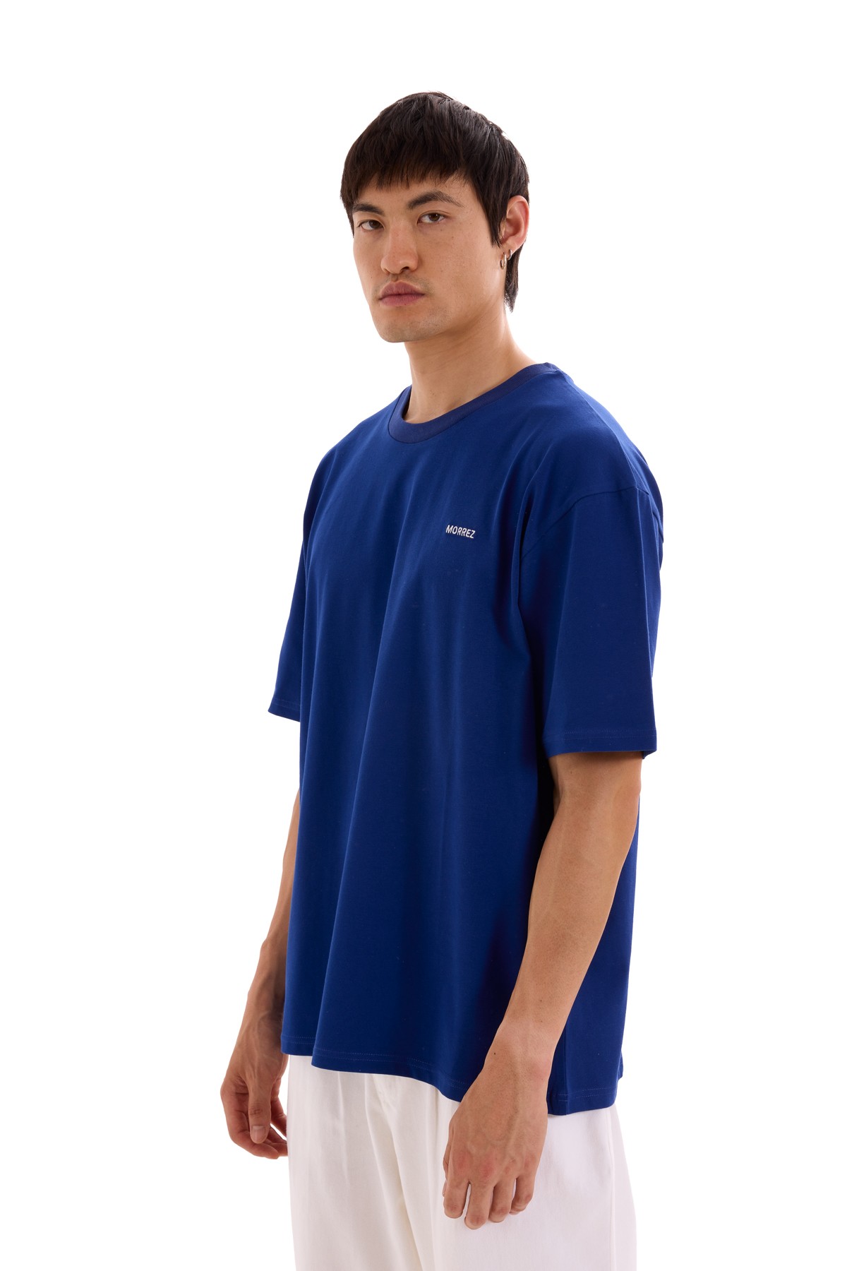 Blue Embroidered T-Shirt