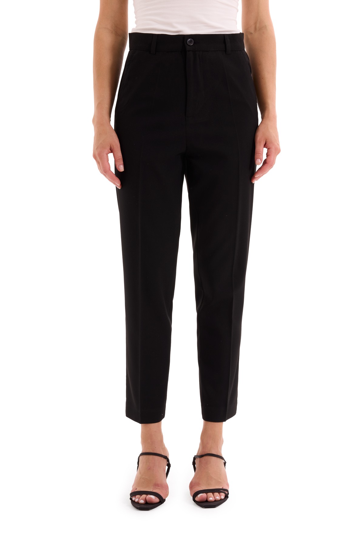 Wide Leg Woven Trousers