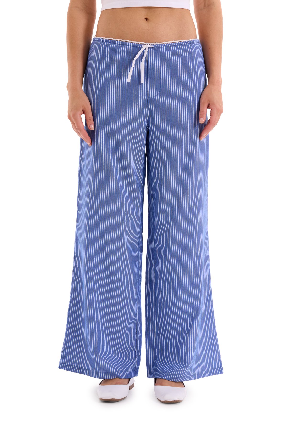 Marine Striped Trousers