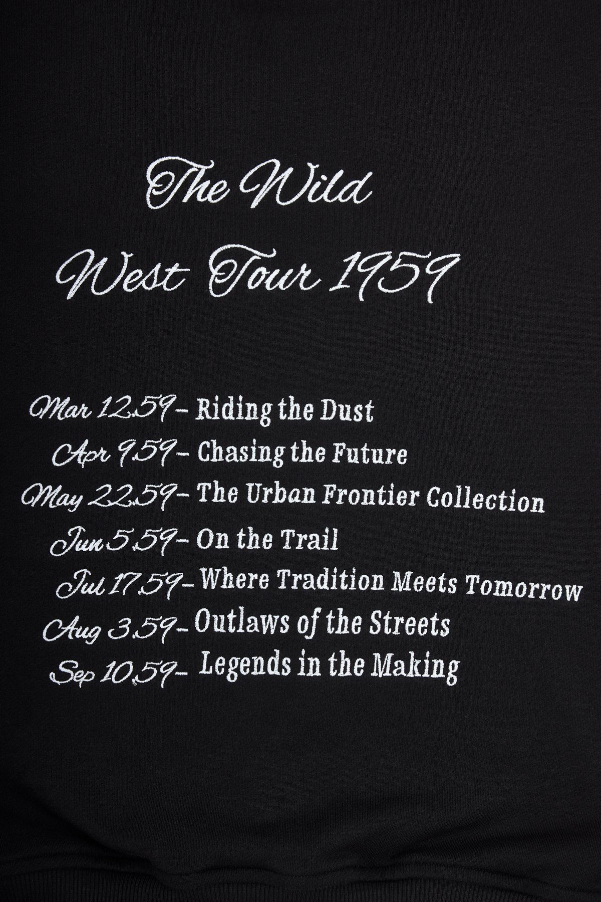 The Wild West Tour Nakış Detaylı Sweatshirt K