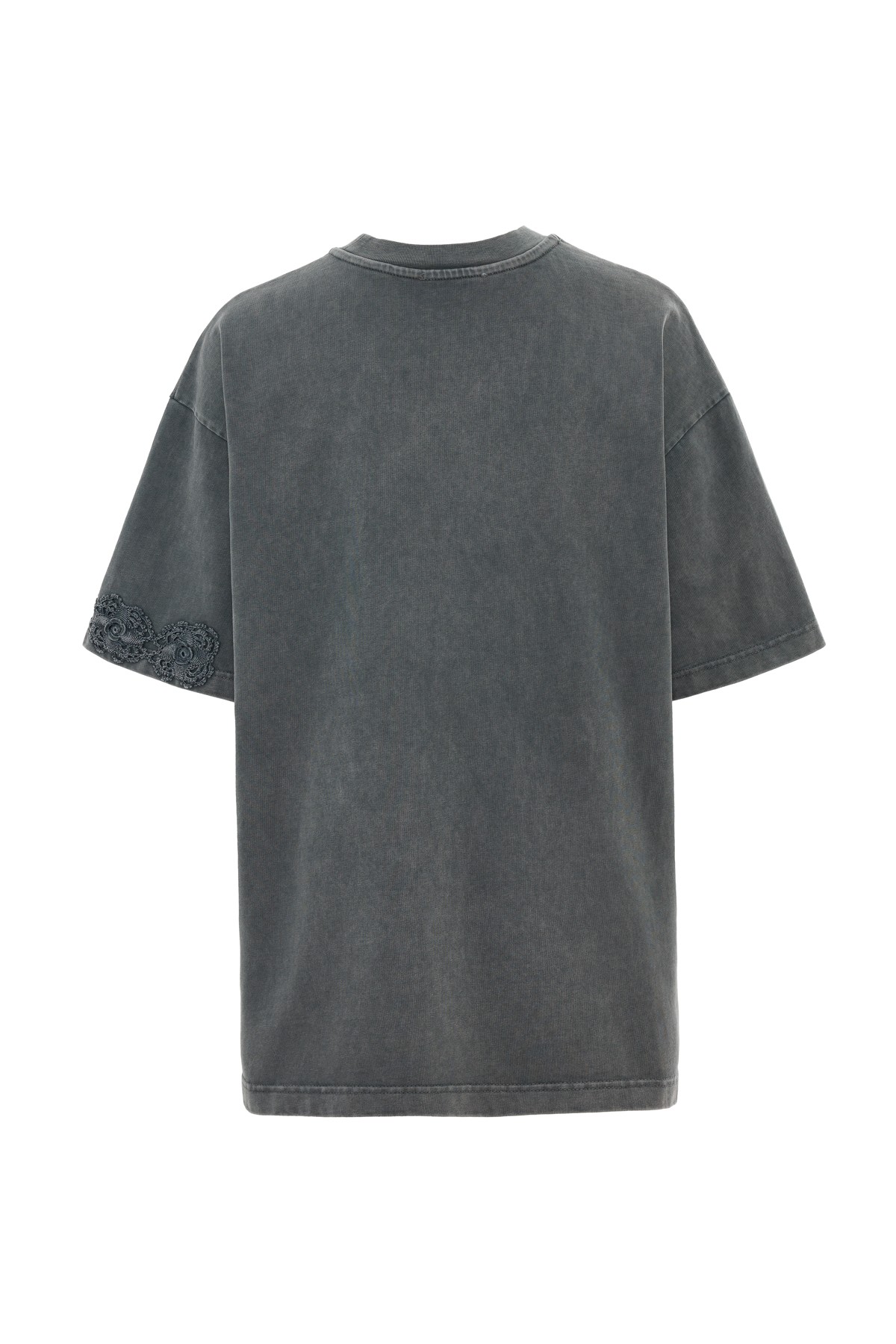 Flash News Anthracite Washed T-Shirt K
