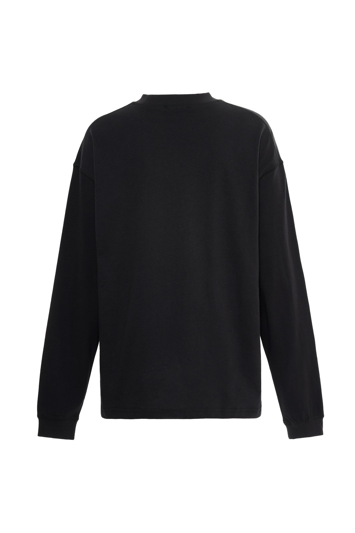 Nouveau Chapitre Siyah Bisiklet Yaka Sweatshirt K