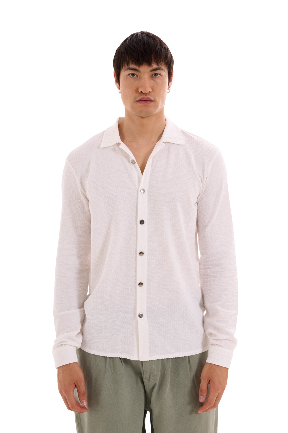 White Jacquard Shirt