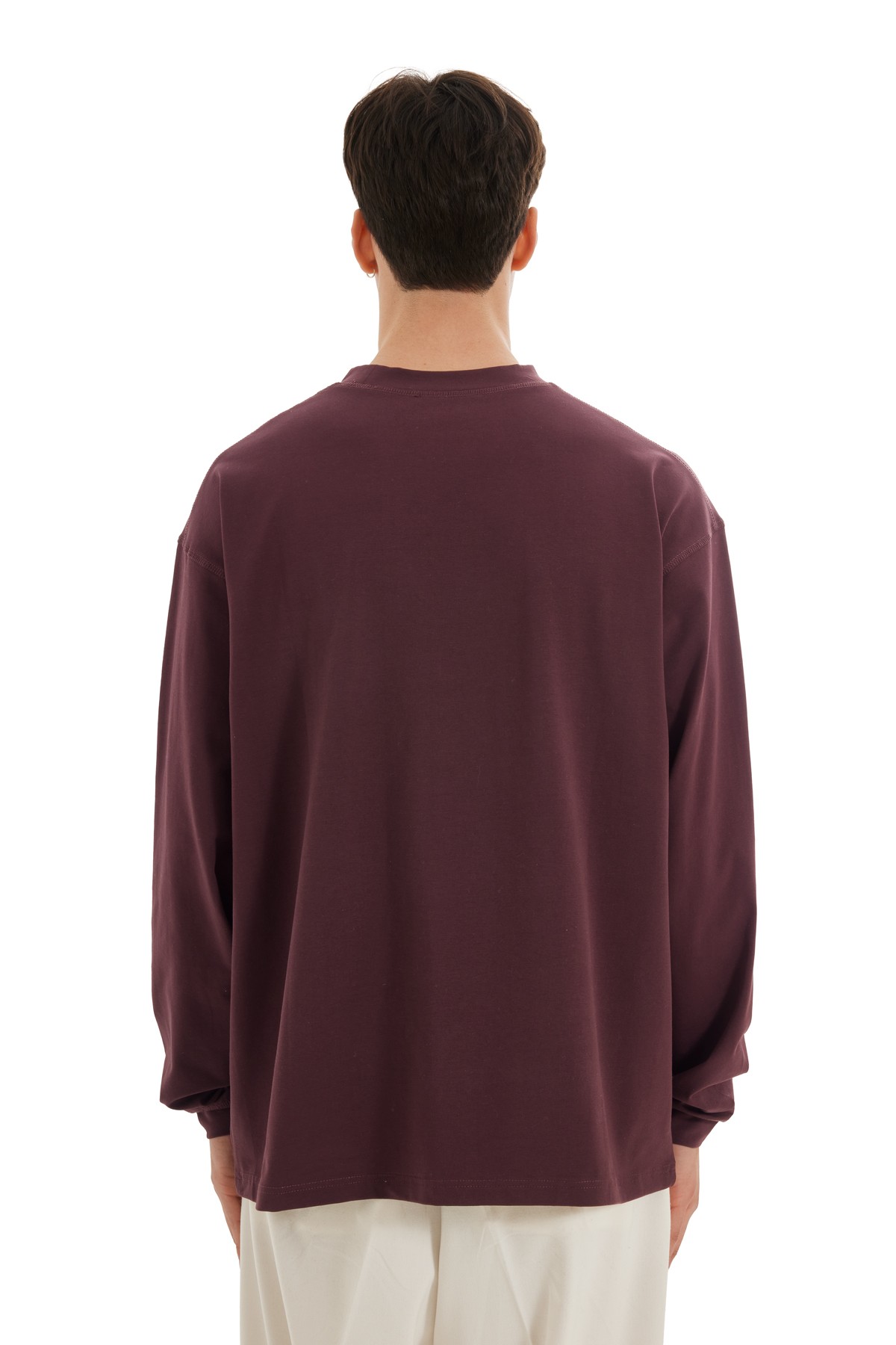 Claret Red Long Sleeve Sweatshirt