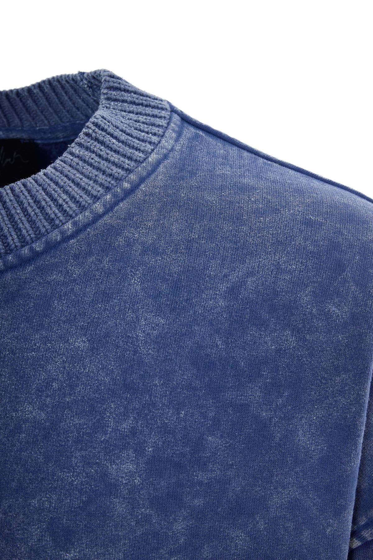 Knitwear Detailed Washed Sweatshirt