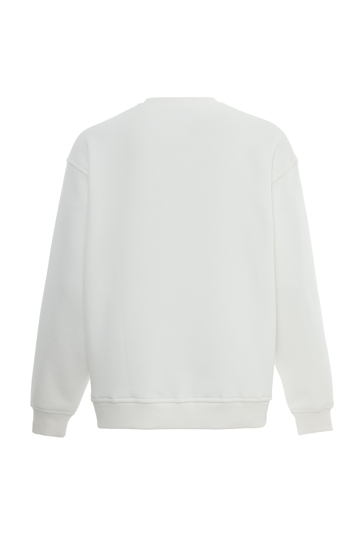 White Crew Neck Sweatshirt