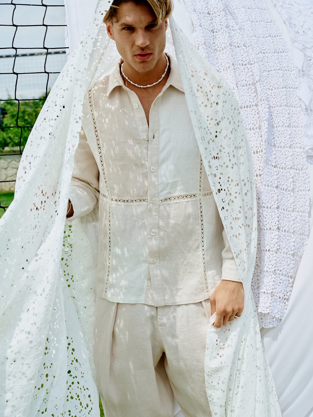 White Whisper Jacquard Shirt
