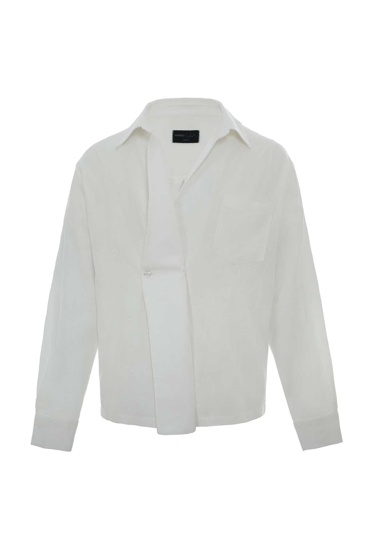 White Whisper Jacquard Shirt