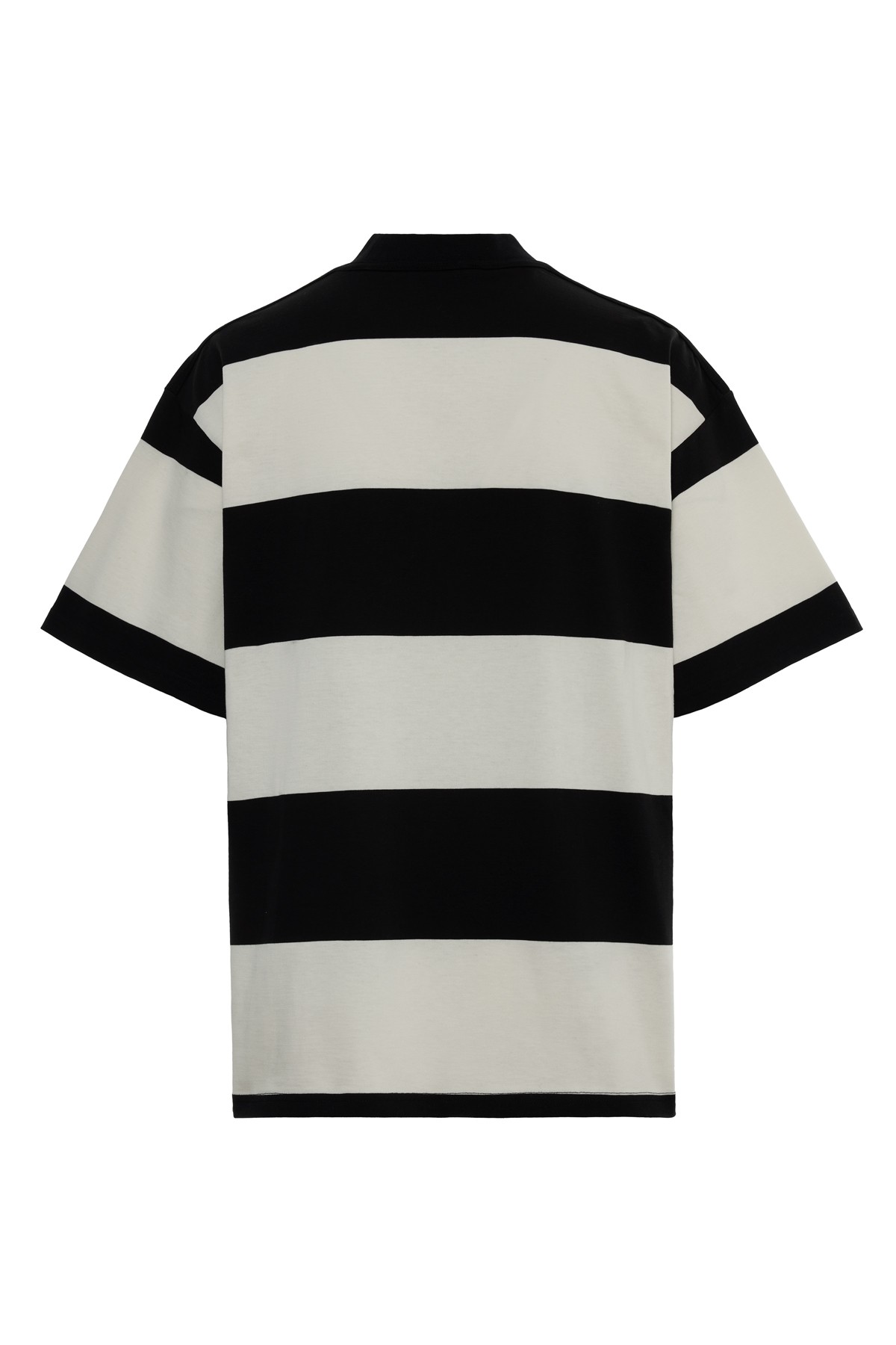 Çizgili Nakışlı T-Shirt