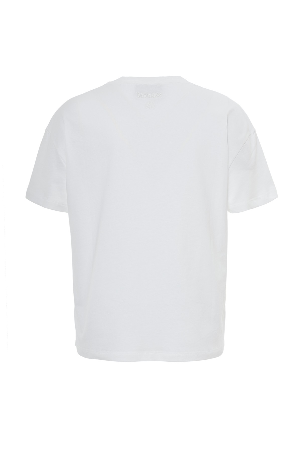 White Cotton Short Sleeve T-Shirt