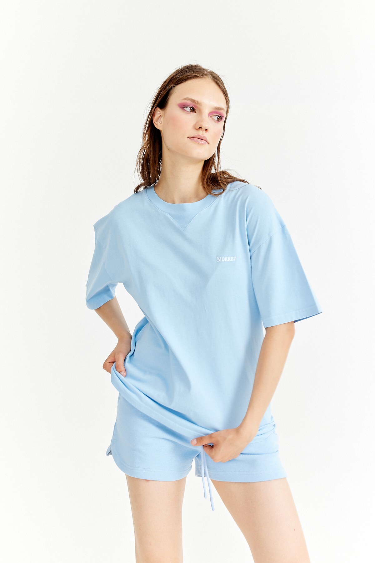 Blue Essentials Oversize T-Shirt K