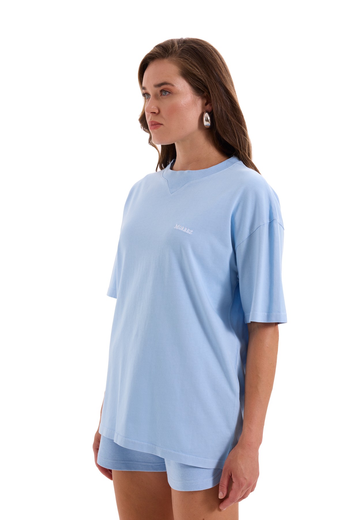 Blue Essentials Oversize T-Shirt K