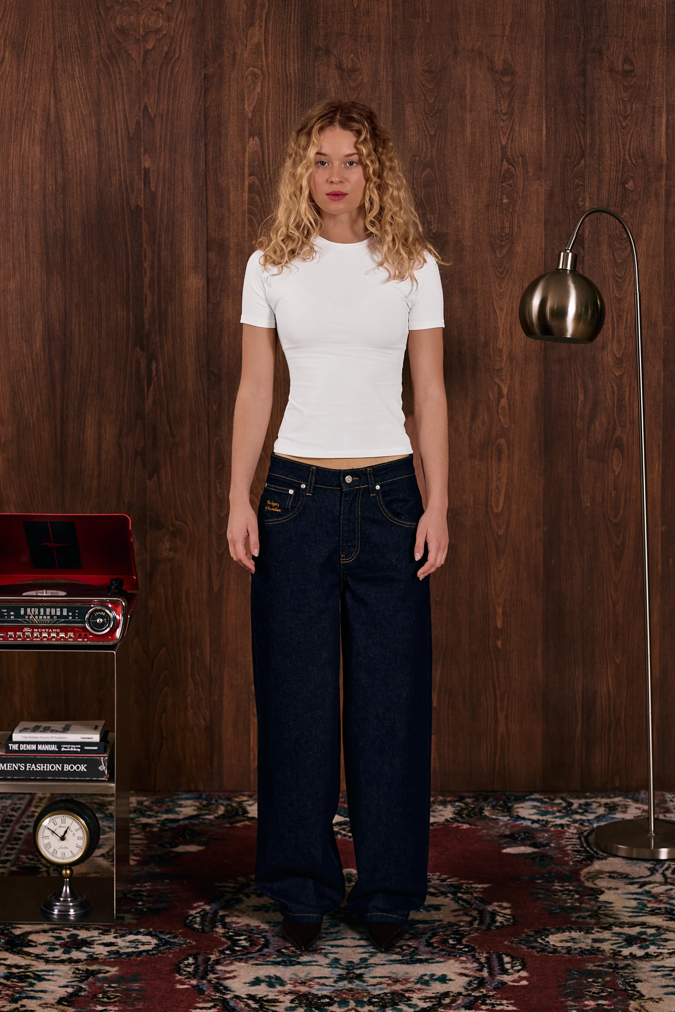 Denim 001 Baggy Fit Dark Washed K