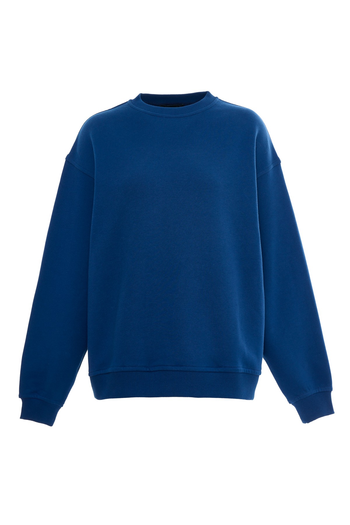 Lacivert Bisiklet Yaka Sweatshirt K