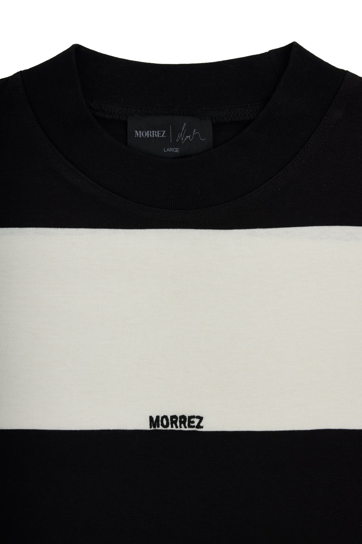 Çizgili Nakışlı T-Shirt