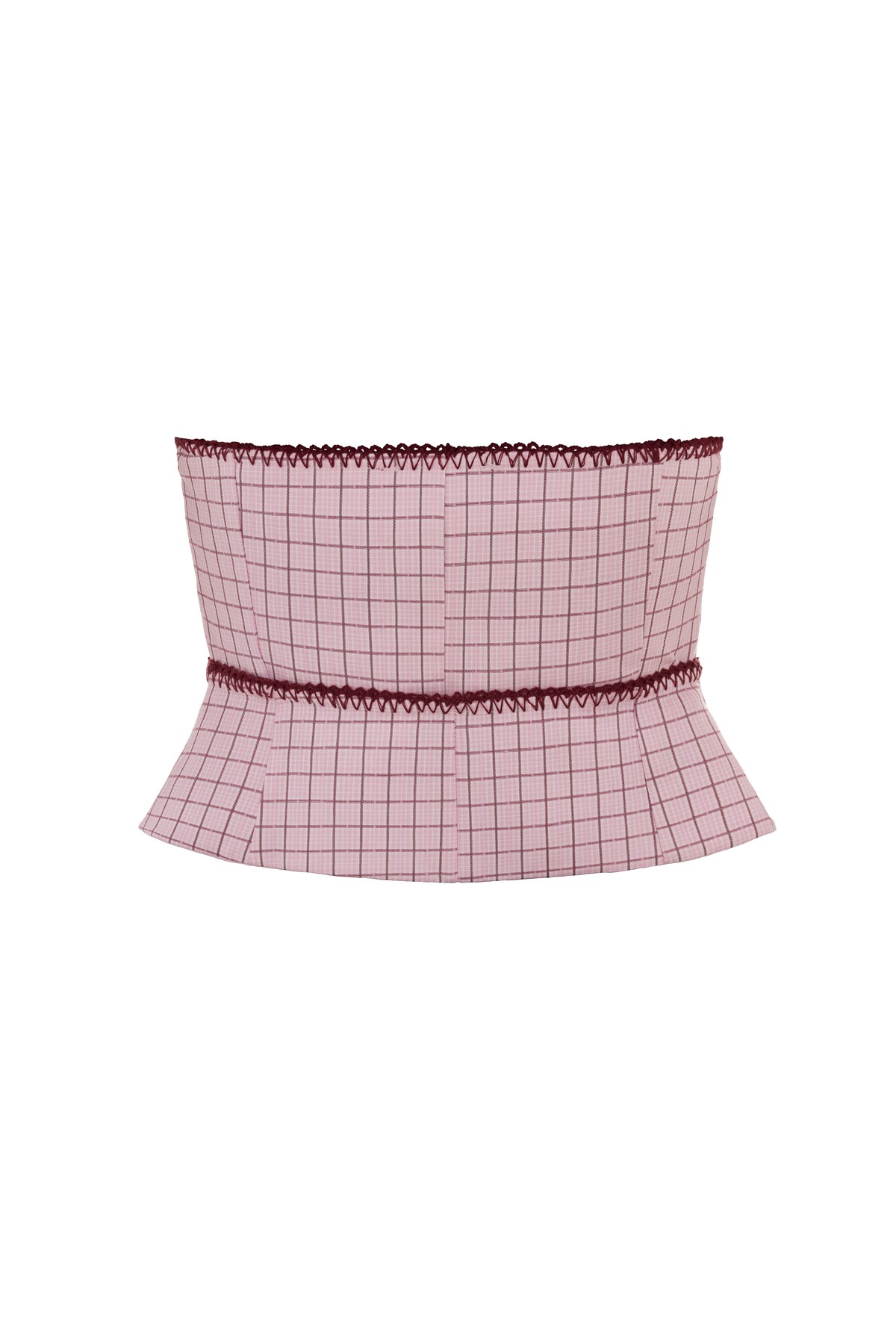 Rhea Crochet-Trimmed Corset