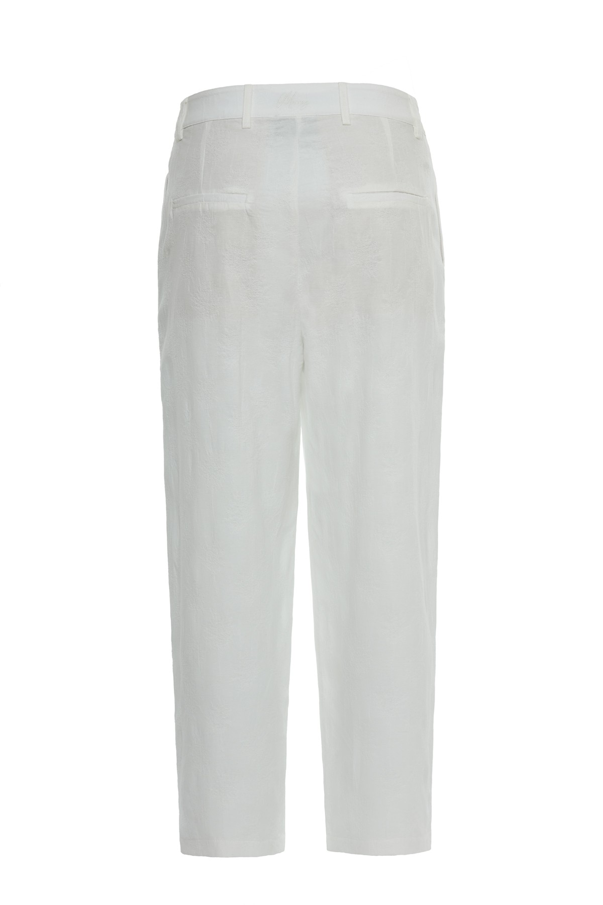 White Whisper Jacquard Pants K