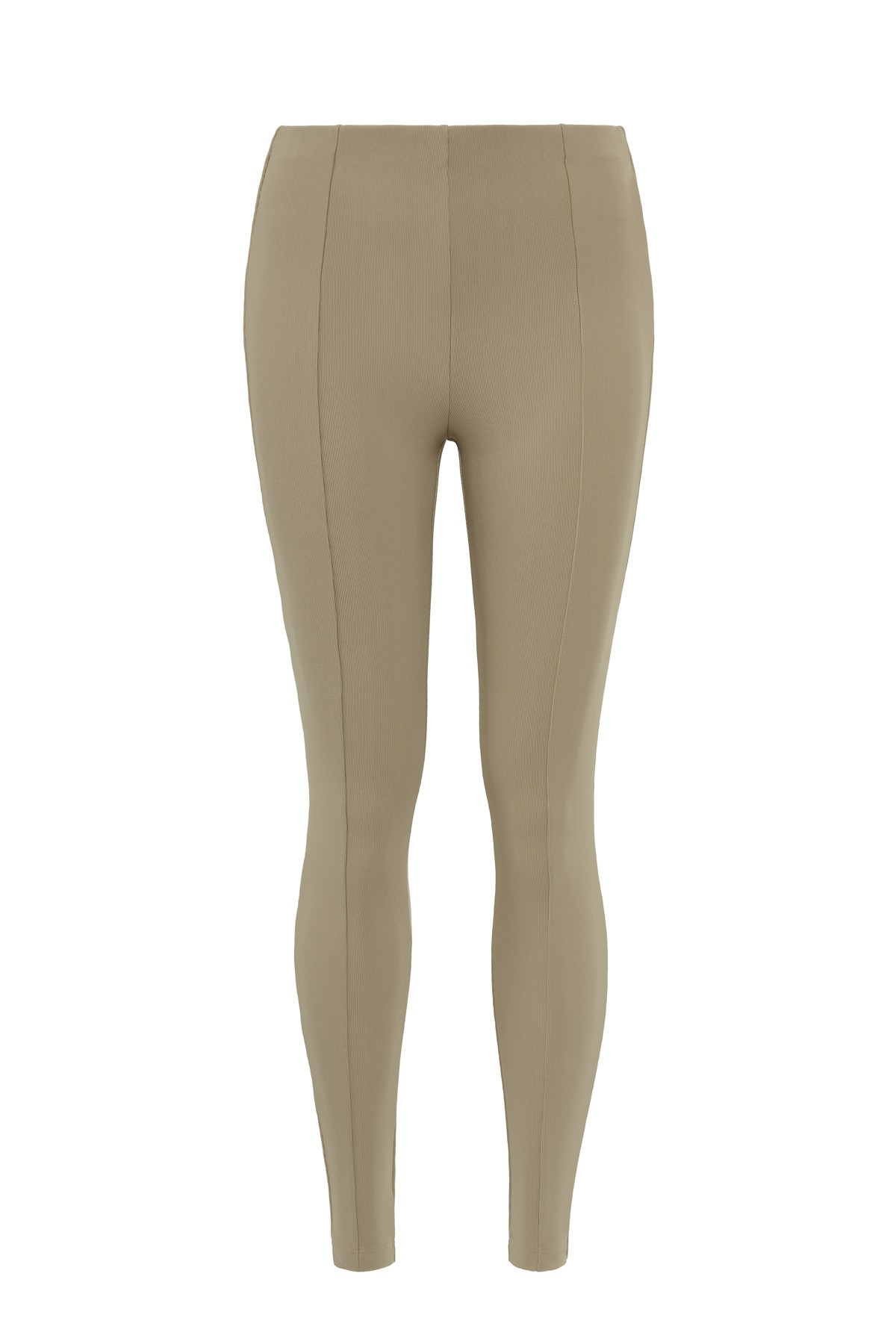 Ecru Stitched Leggings