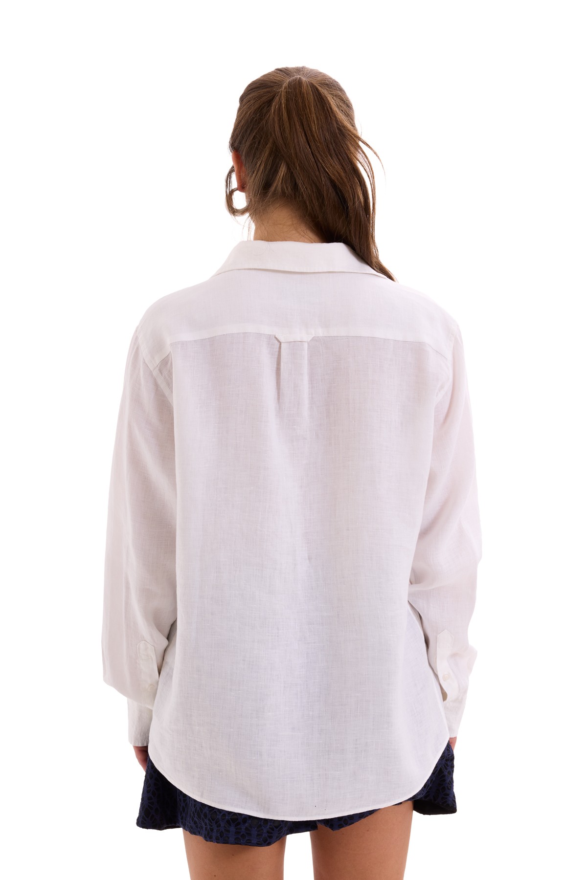 100% Linen Long Sleeve Shirt