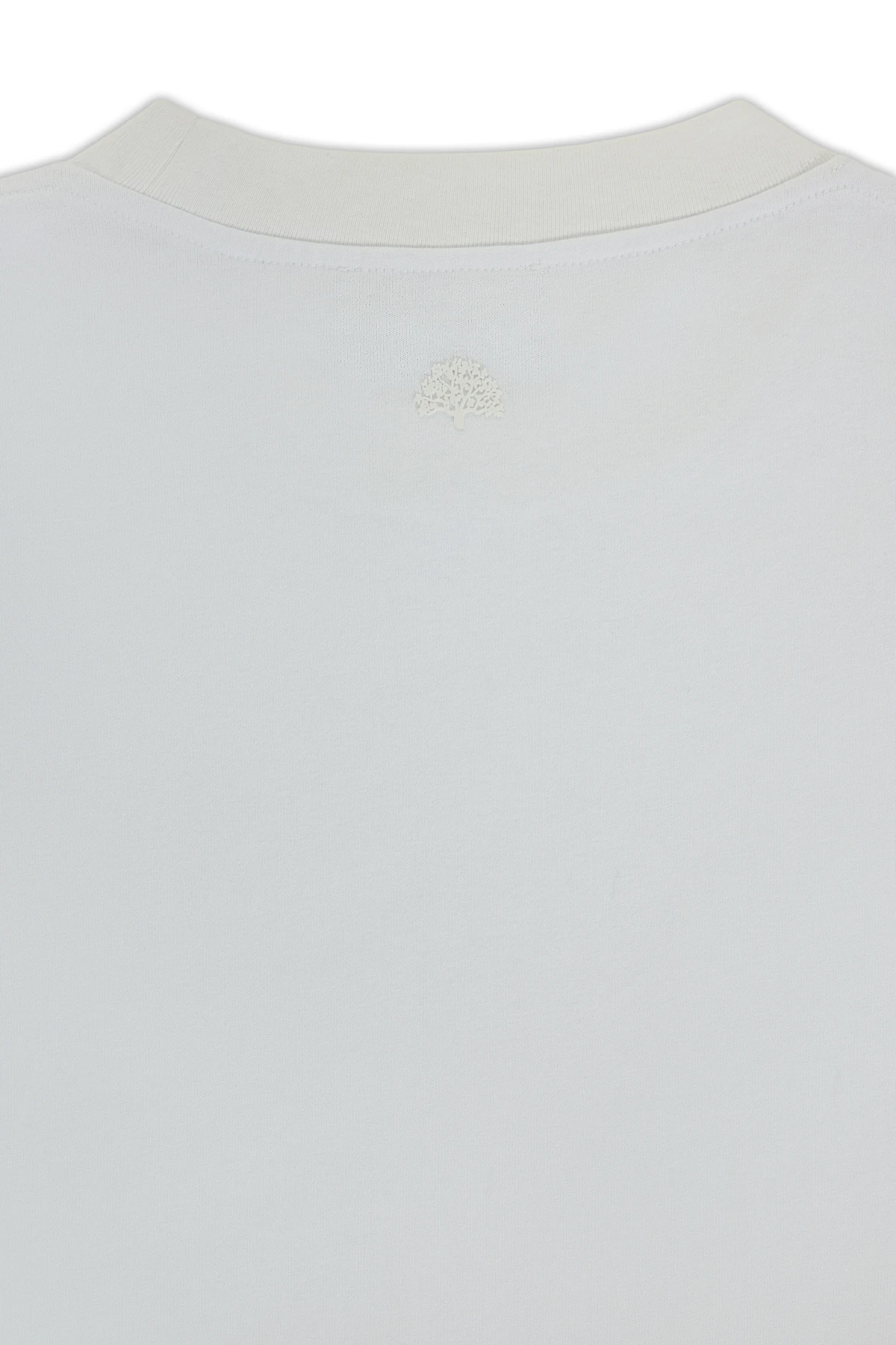 Loose Longsleeve Basic T-Shirt Beyaz