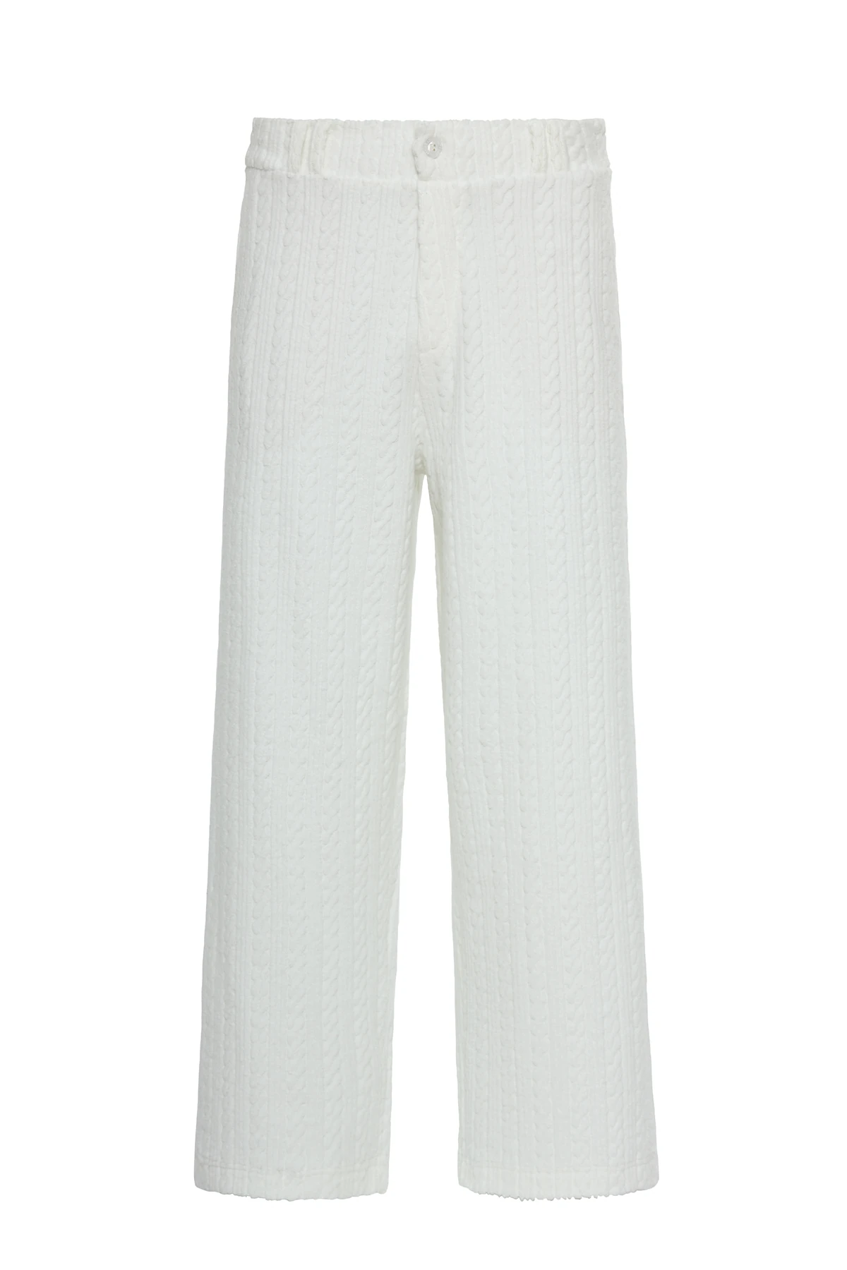 Hold Your Stories Havlu Kumaş Sweatpant Beyaz