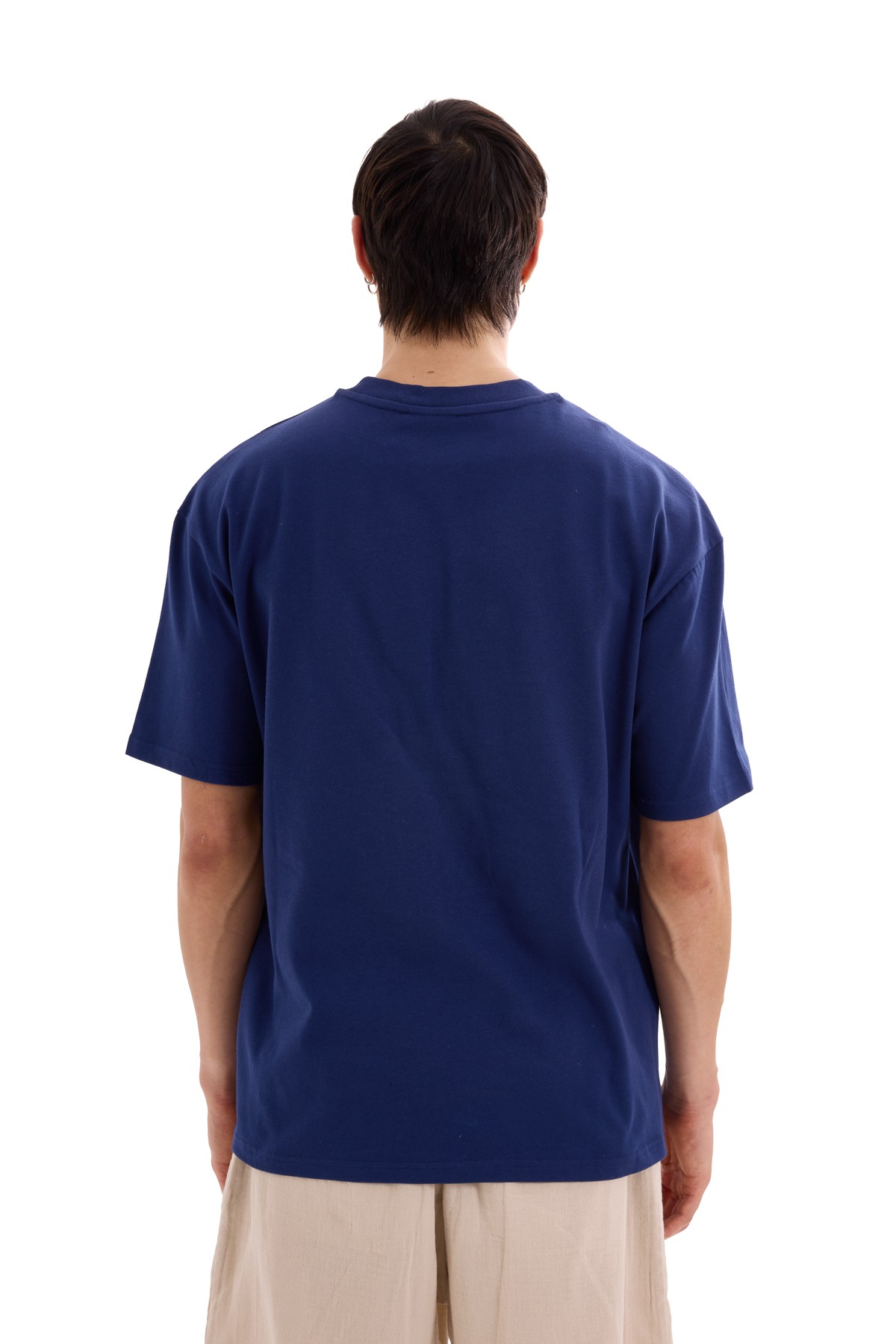 Navy Blue Printed T-Shirt