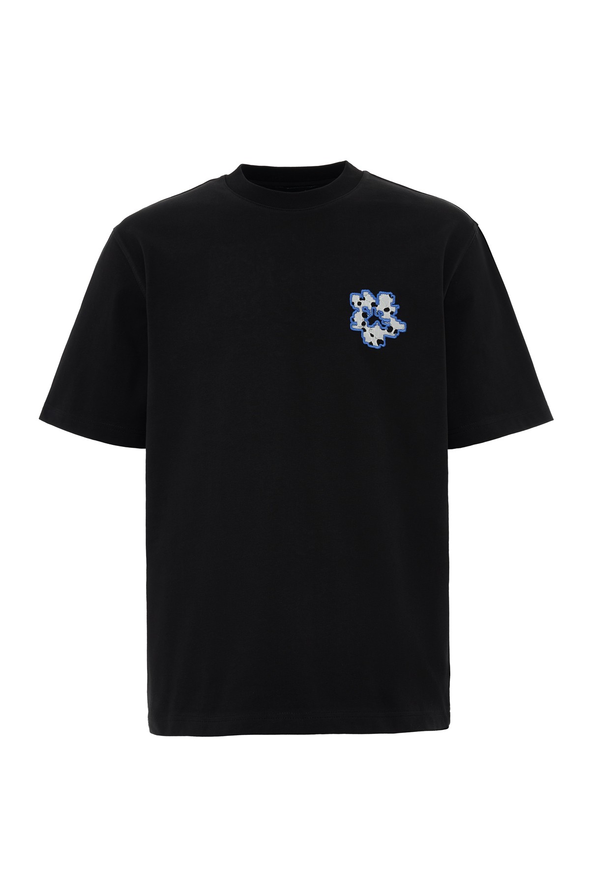 Heirlace Lace and Embroidery Detailed T-Shirt