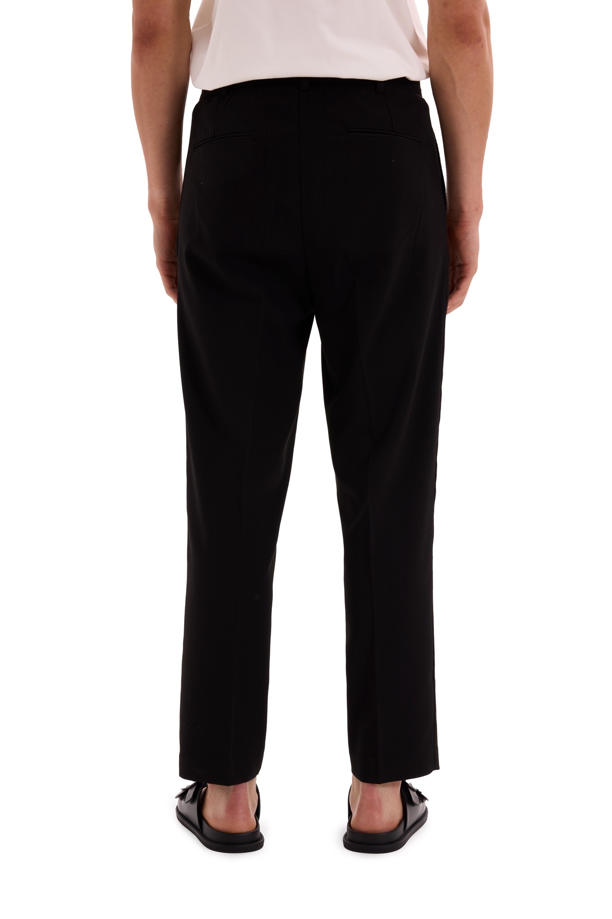 Wide Leg Woven Trousers