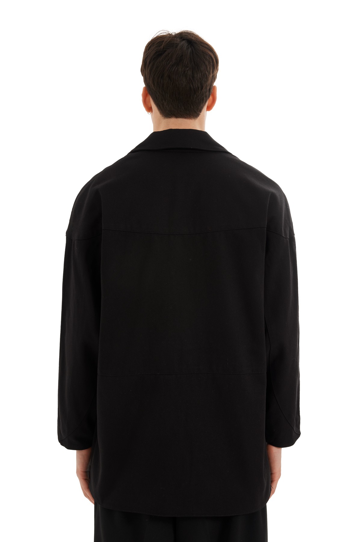 Gabardin Dokuma Oversize Blazer Ceket