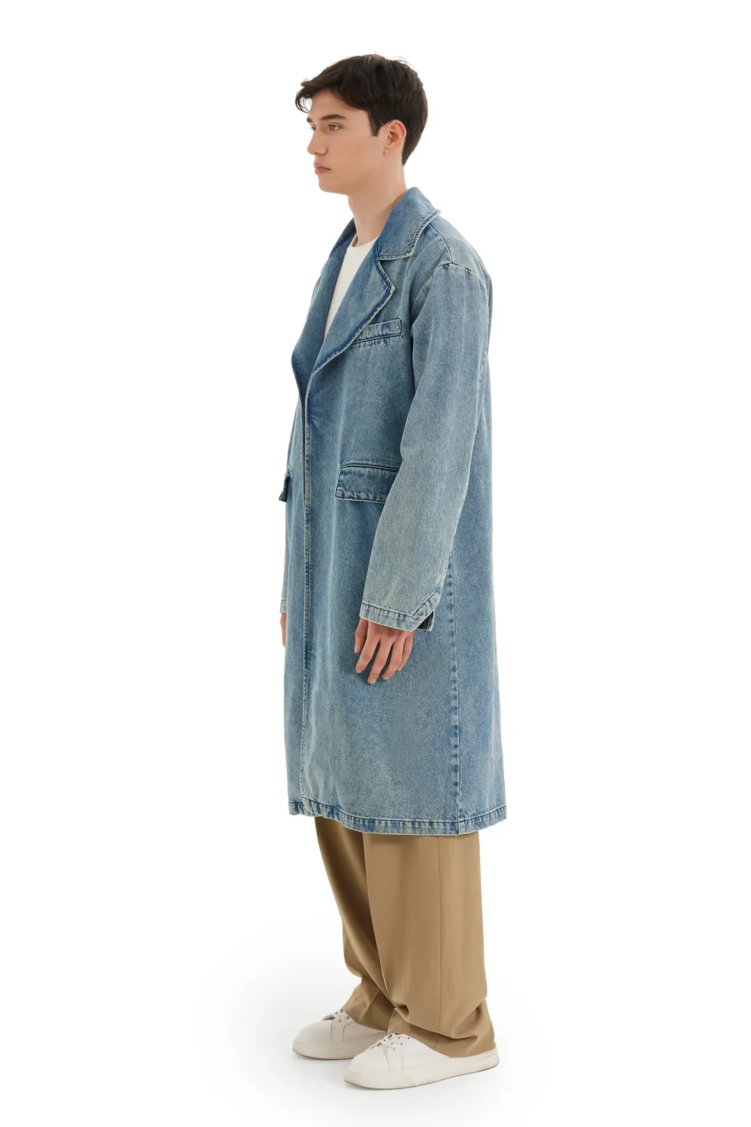 CAL O LINE　DENIM OVERCOAT　M morrezlookbook29022024-0961.webp