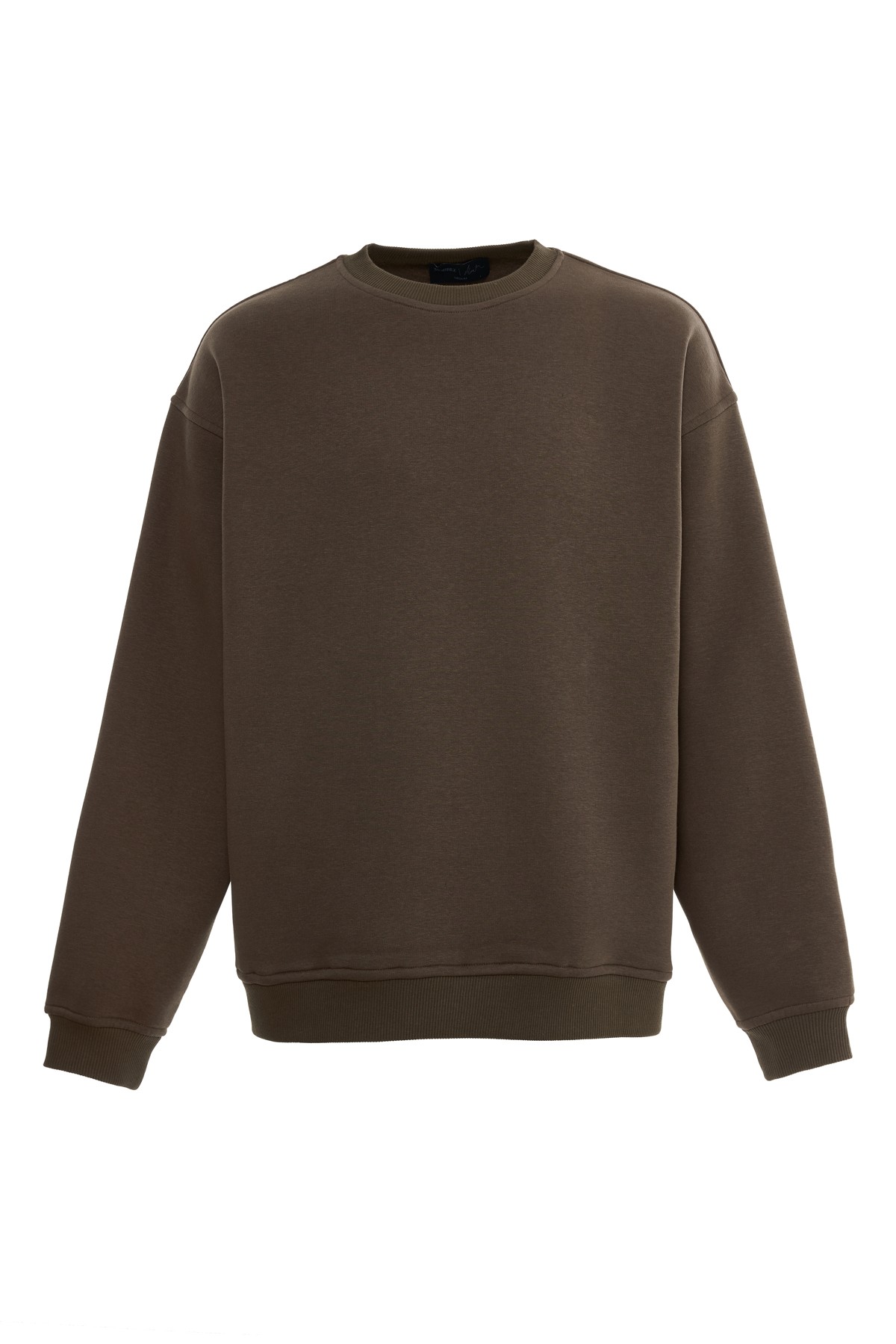 Brown Crew Neck Sweatshirt