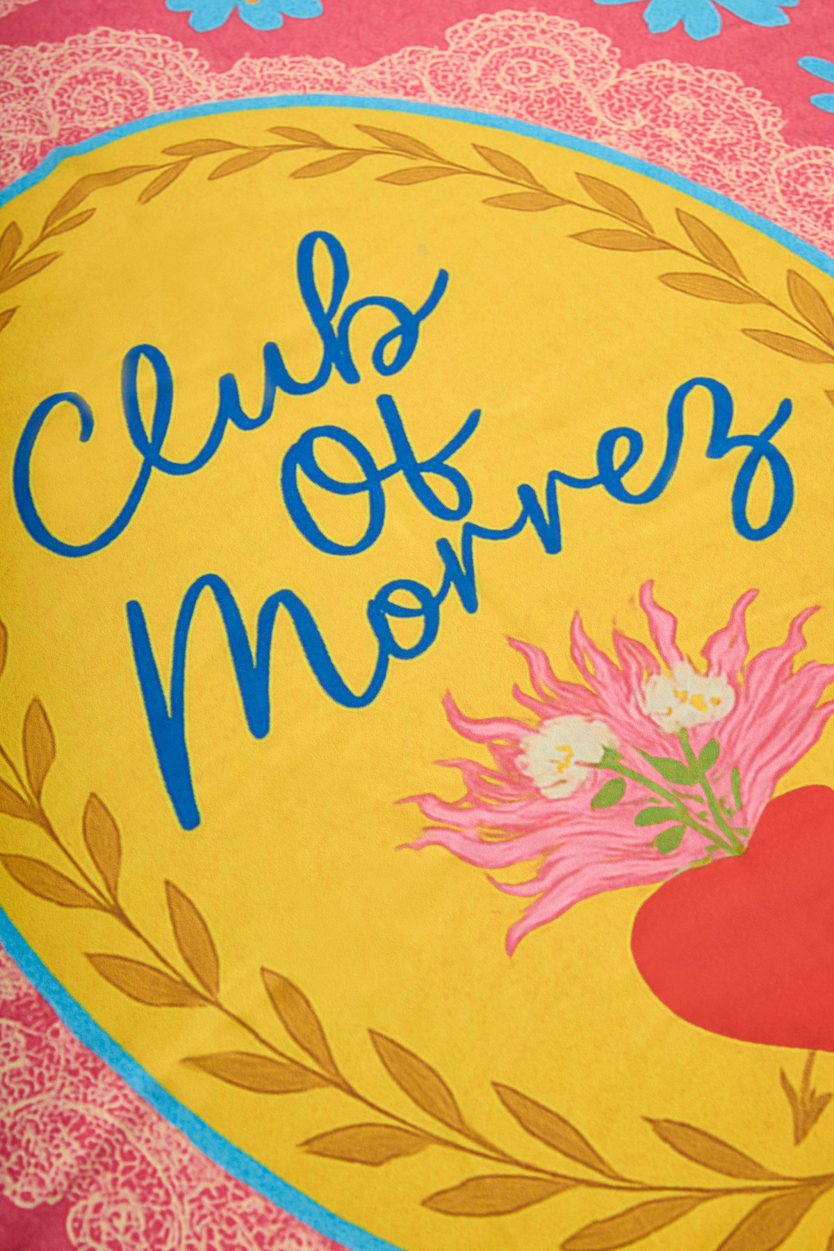 Club Of Morrez Saten Şal