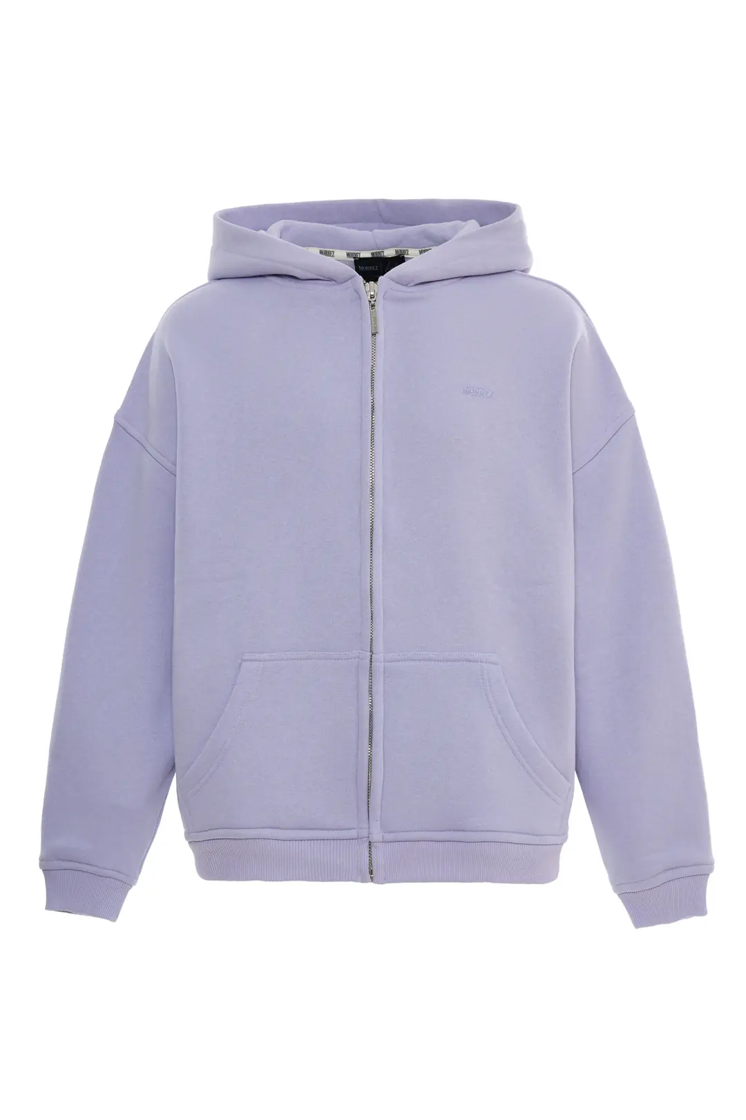 Gymshark Fleece Hoodie Hoodie Crop Lilac Lilac Zipper Hooded