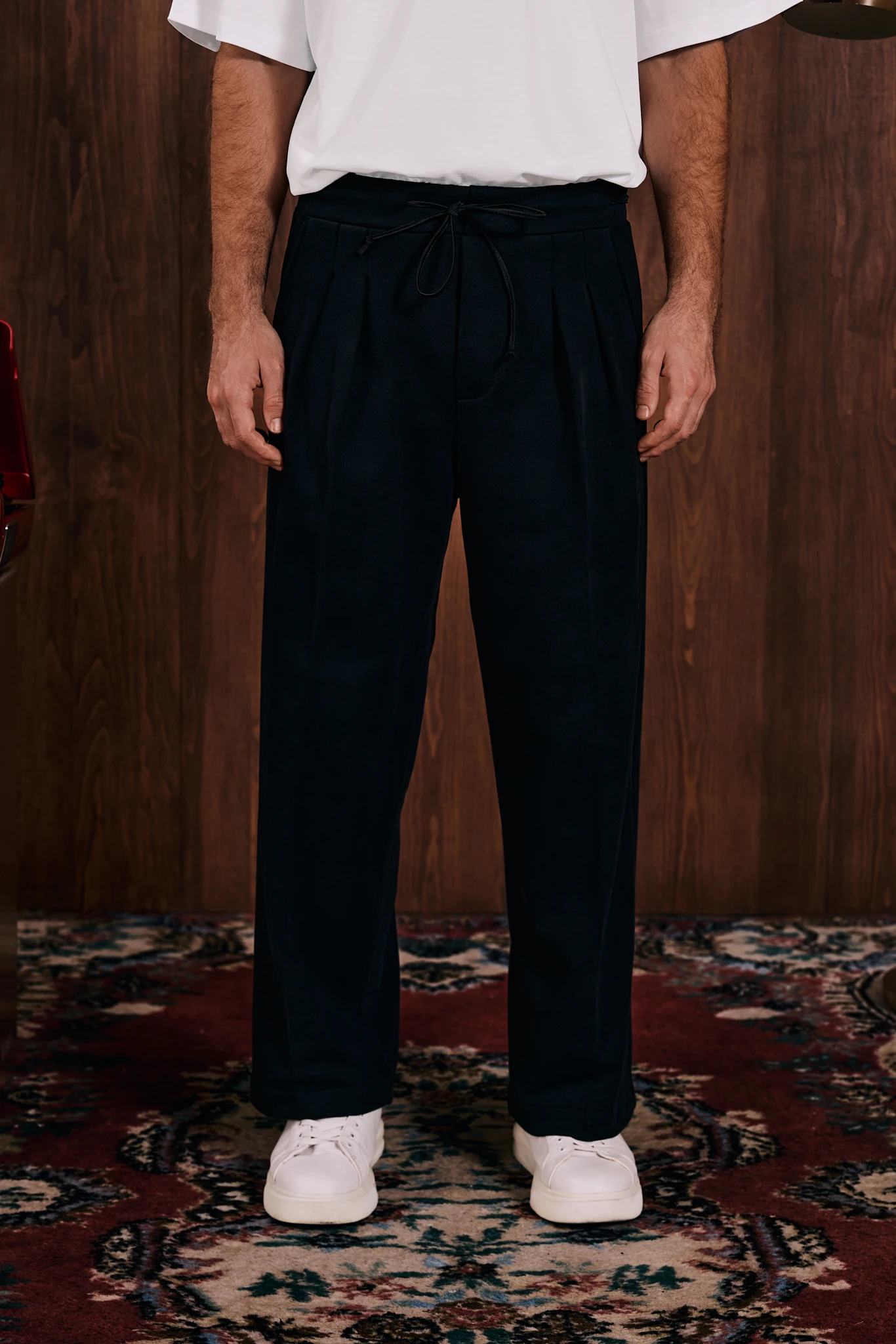 Art de Mémorie Pile Detaylı Sweatpant Siyah