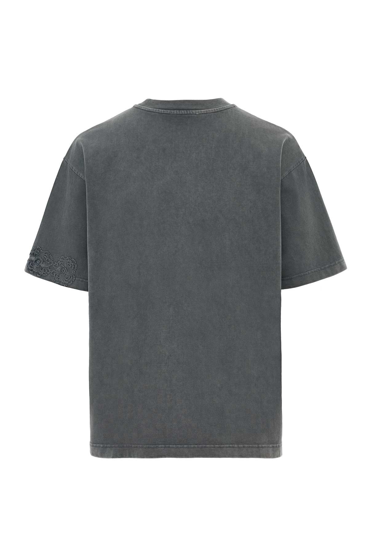 Flash News Anthracite Washed T-Shirt
