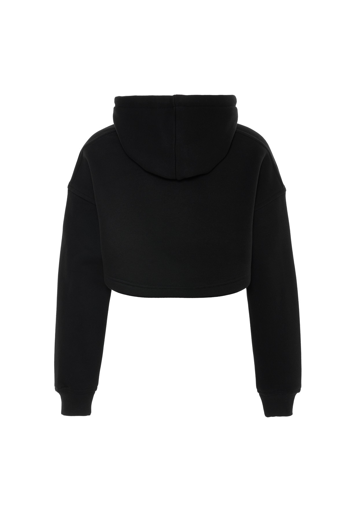 Black Crop Sweatshirt