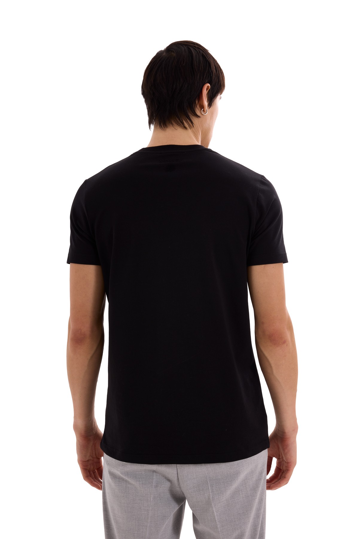 Black Cotton T-Shirt