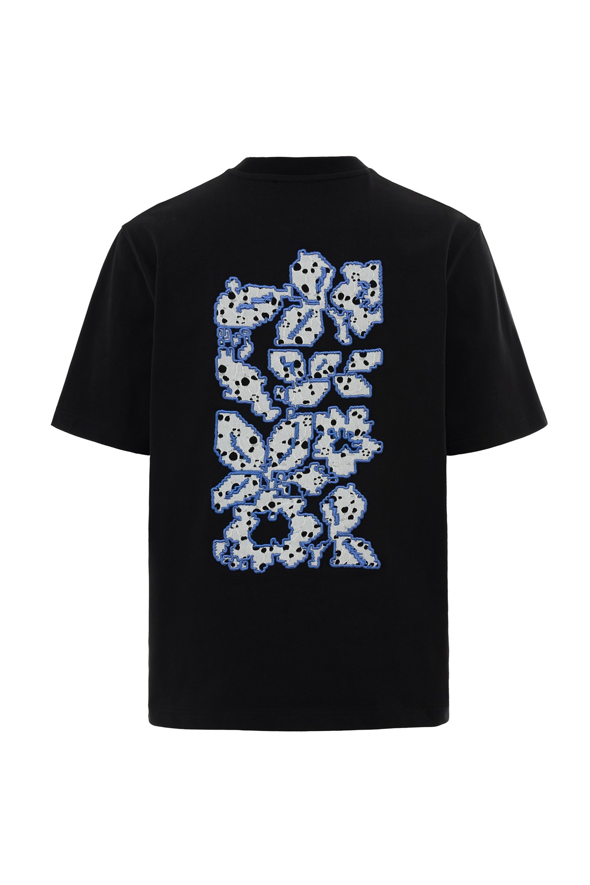 Heirlace Lace and Embroidery Detailed T-Shirt