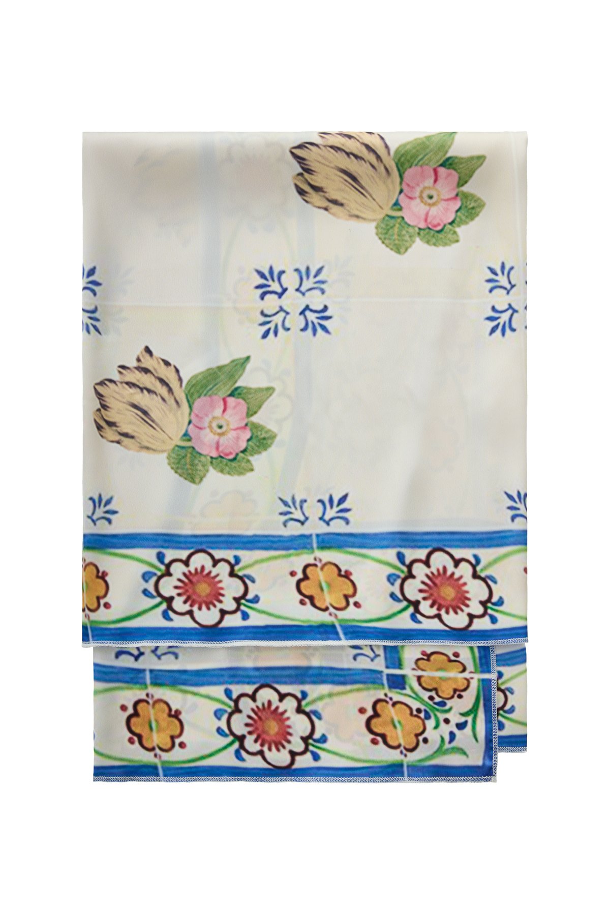 Floral Club Saten Şal